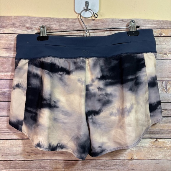 Calia by Carrie Underwood Running Shorts Size Largee Smoke Blue Print H3 - Picture 6 of 7